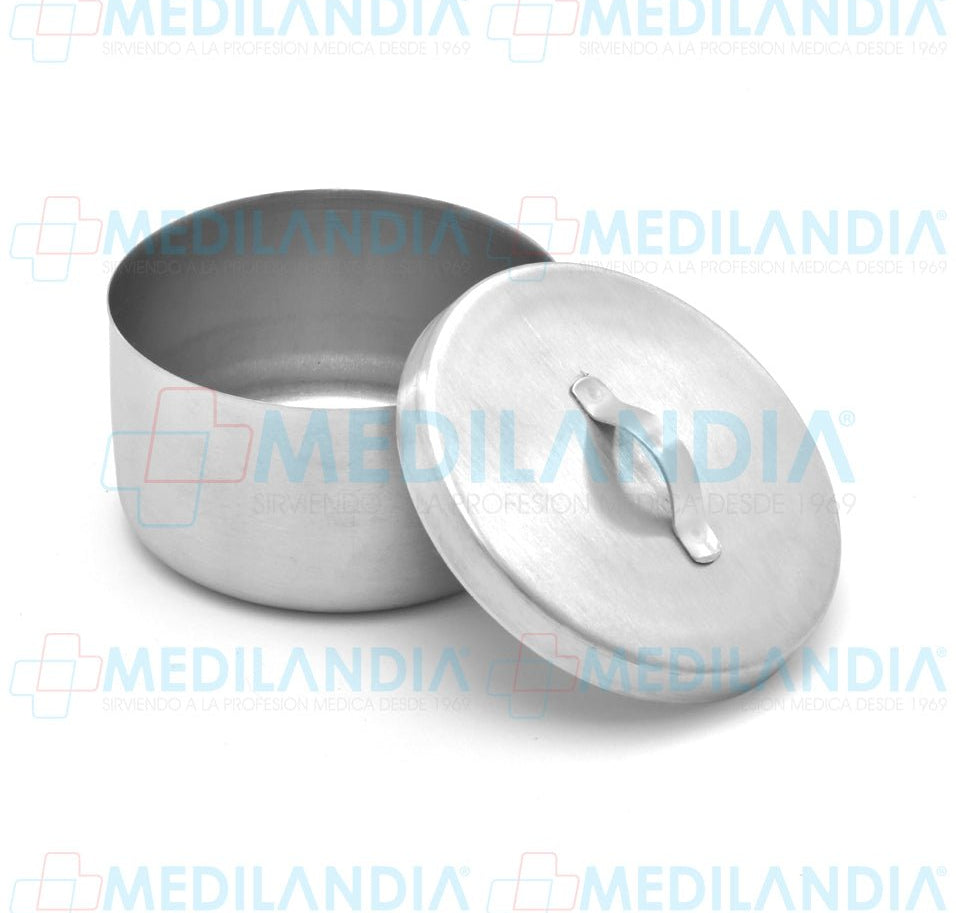 Recipiente algodonero de acero inoxidable 500 ml / 2 1/2 qt - Algodonero - MEDILANDIA - MEDILANDIA | Tienda de productos médicos