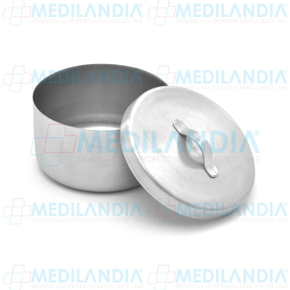 Recipiente algodonero de acero inoxidable 500 ml / 2 1/2 qt - Algodonero - MEDILANDIA - MEDILANDIA | Tienda de productos médicos