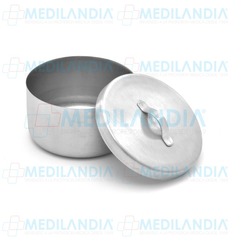 Recipiente algodonero de acero inoxidable 500 ml / 2 1/2 qt - Algodonero - MEDILANDIA - MEDILANDIA | Tienda de productos médicos