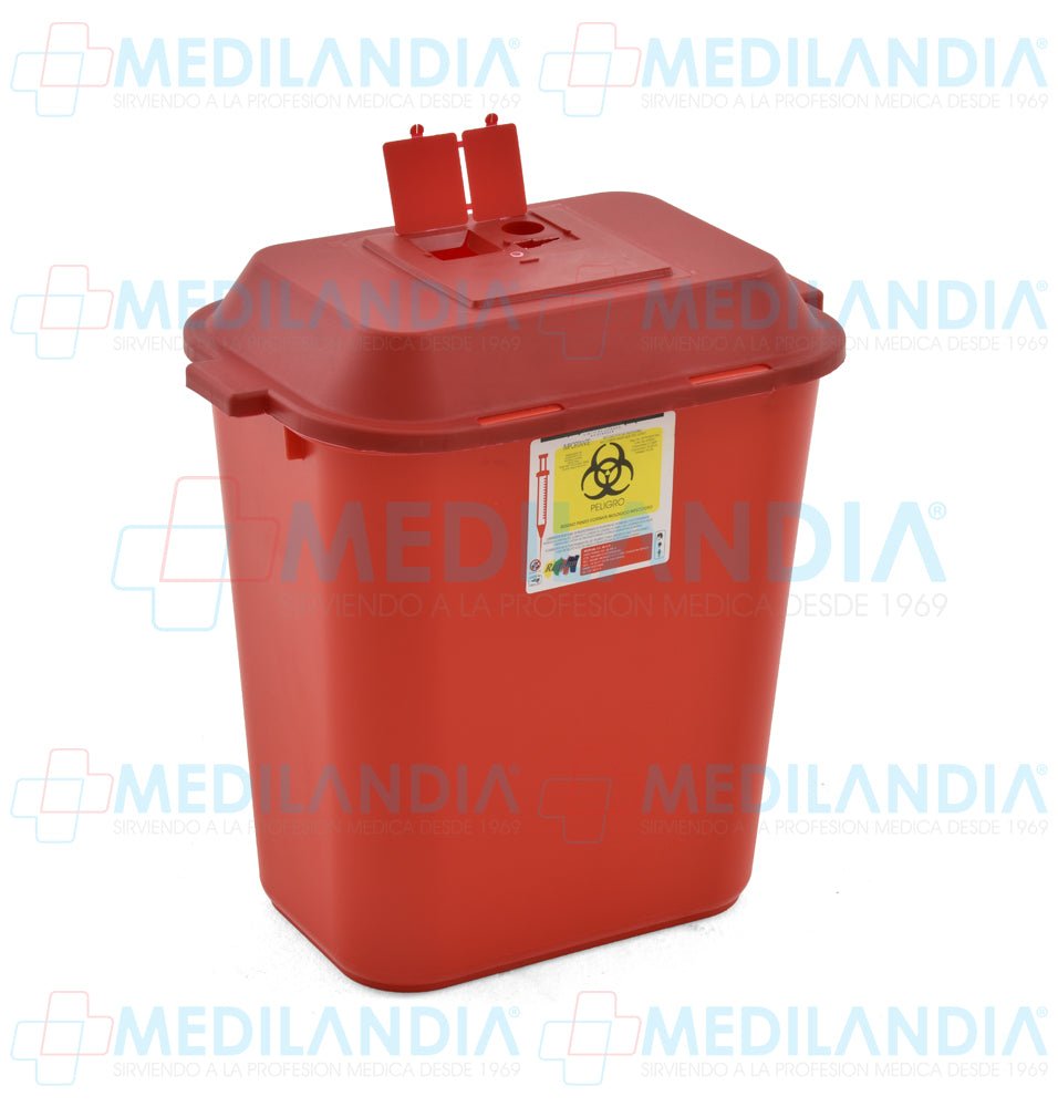 Recolector para punzo cortantes de 30 Lts. - Recolector de punzocortantes - MEDILANDIA - MEDILANDIA | Tienda de productos y equipos médicos de calidad en México | Soluciones profesionales para clínicas, hospitales y consultorios.