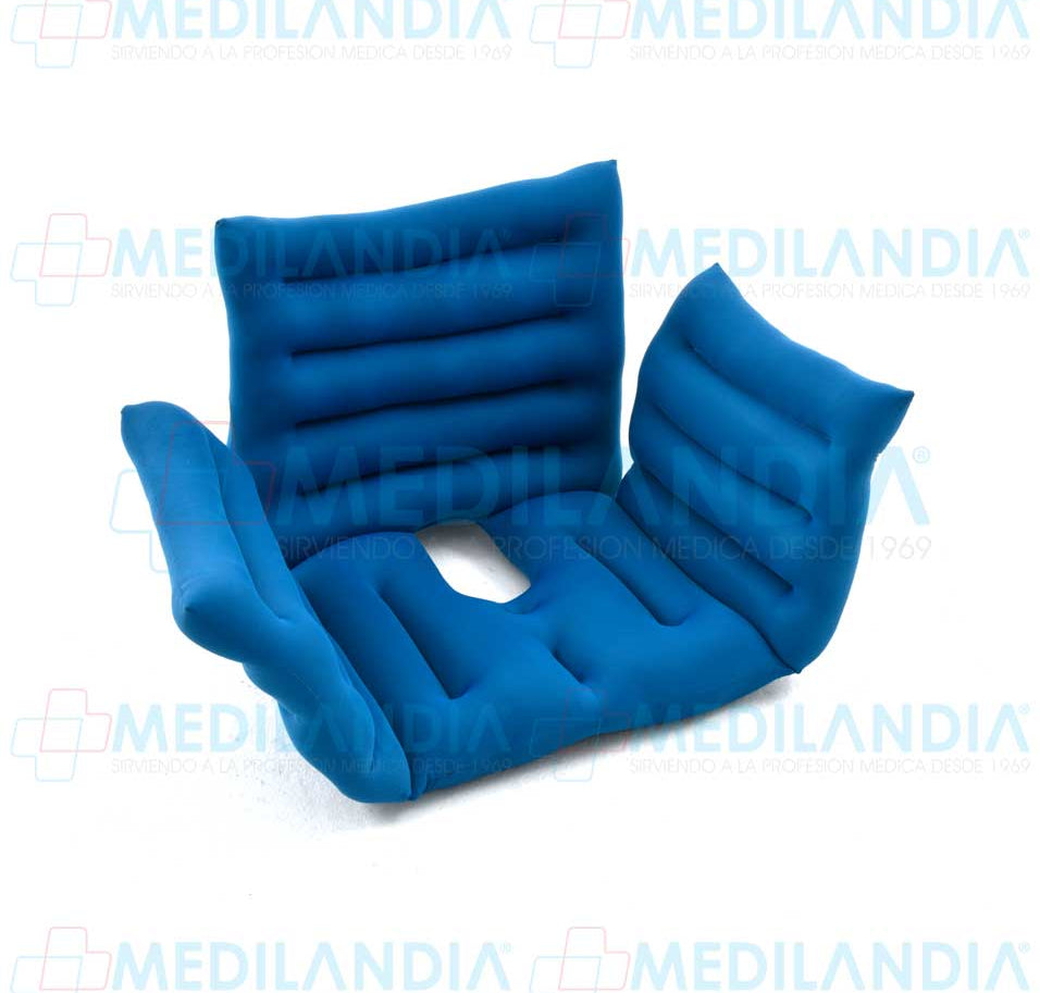 Respaldo con reposa brazos para silla de ruedas relleno de micro esferas - Cojin - MEDILANDIA- MEDILANDIA | Tienda de productos y equipos médicos de calidad en México | Soluciones profesionales para clínicas, hospitales y consultorios.