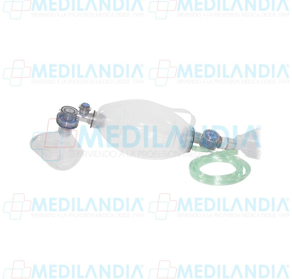 Resucitador (reanimador pulmonar) reusable silicon Adulto - Resucitador - XONIT - MEDILANDIA | Tienda de productos médicos