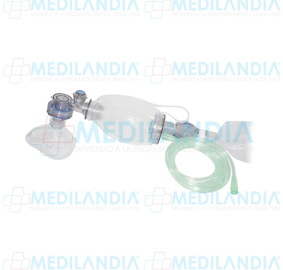 Resucitador (reanimador pulmonar) reusable silicon Pediatrico - Resucitador - XONIT - MEDILANDIA | Tienda de productos médicos