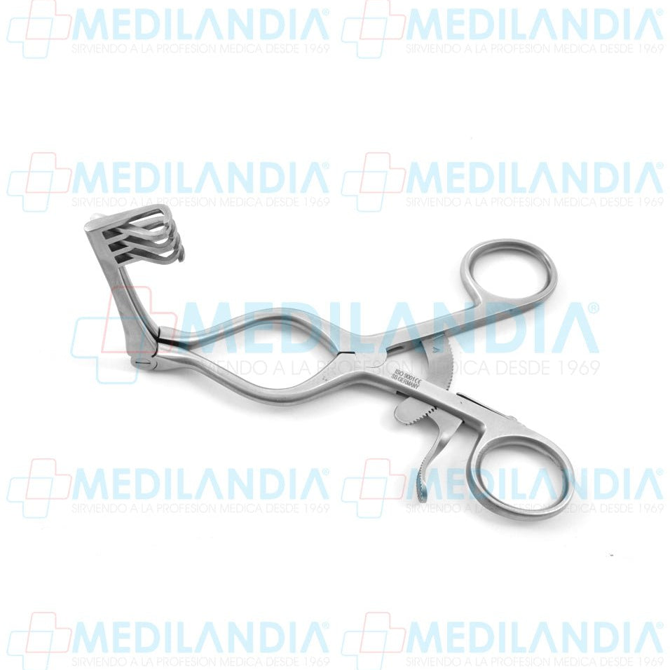 Retractor separador Beckman - Weitlaner con brazos articulados puntas Roma 3 x 4 - Separador - HP- MEDILANDIA | Tienda de productos y equipos médicos de calidad en México | Soluciones profesionales para clínicas, hospitales y consultorios.