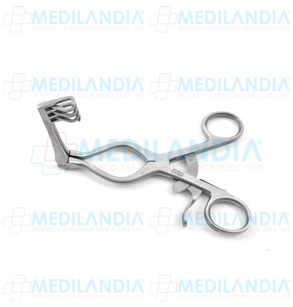Retractor separador Beckman - Weitlaner con brazos articulados puntas Roma 3 x 4 - Separador - HP- MEDILANDIA | Tienda de productos y equipos médicos de calidad en México | Soluciones profesionales para clínicas, hospitales y consultorios.