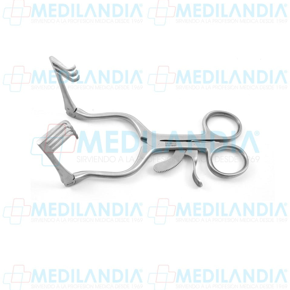 Retractor separador Beckman - Weitlaner con brazos articulados puntas Roma 3 x 4 - Separador - HP- MEDILANDIA | Tienda de productos y equipos médicos de calidad en México | Soluciones profesionales para clínicas, hospitales y consultorios.
