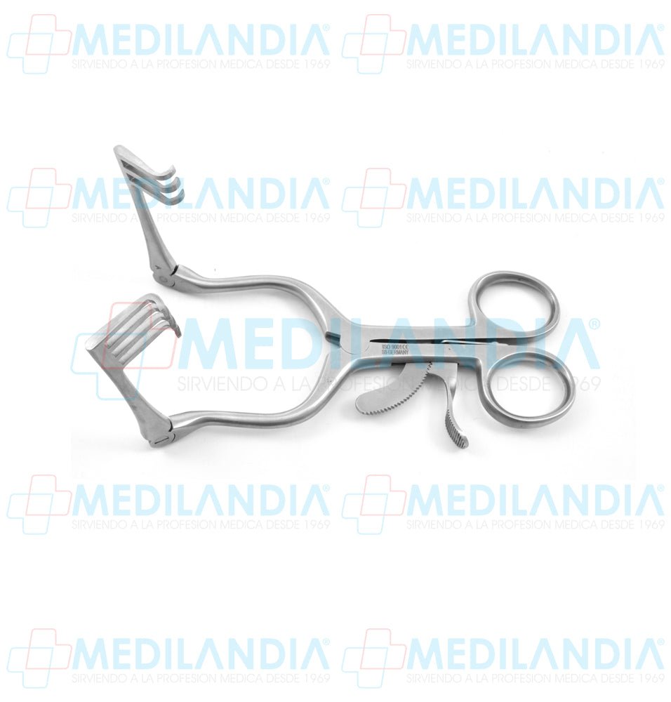 Retractor separador Beckman - Weitlaner con brazos articulados puntas Roma 3 x 4 - Separador - HP- MEDILANDIA | Tienda de productos y equipos médicos de calidad en México | Soluciones profesionales para clínicas, hospitales y consultorios.