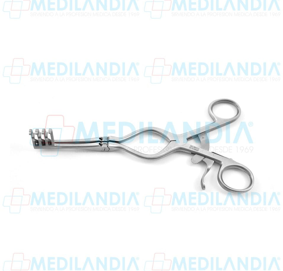 Retractor separador Beckman - Weitlaner con brazos articulados puntas Roma 3 x 4 - Separador - HP- MEDILANDIA | Tienda de productos y equipos médicos de calidad en México | Soluciones profesionales para clínicas, hospitales y consultorios.