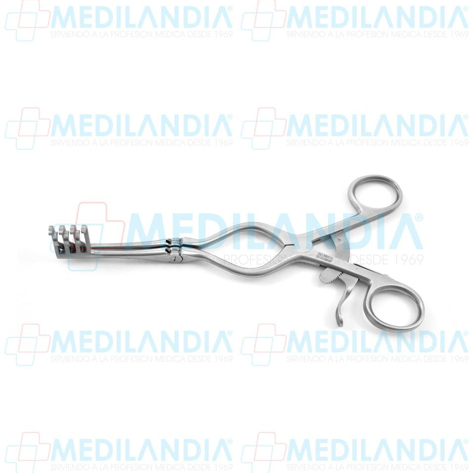 Retractor separador Beckman - Weitlaner con brazos articulados puntas Roma 3 x 4 - Separador - HP- MEDILANDIA | Tienda de productos y equipos médicos de calidad en México | Soluciones profesionales para clínicas, hospitales y consultorios.