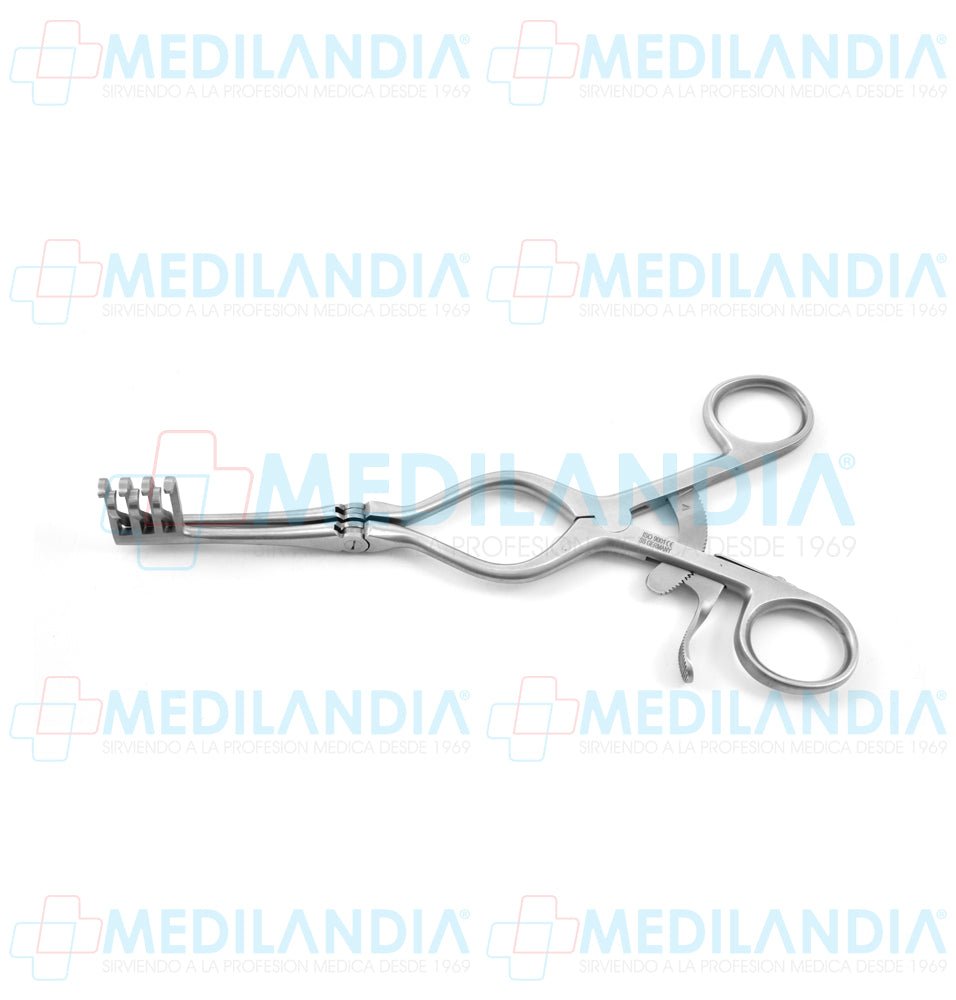 Retractor separador Beckman - Weitlaner con brazos articulados puntas Roma 3 x 4 - Separador - HP- MEDILANDIA | Tienda de productos y equipos médicos de calidad en México | Soluciones profesionales para clínicas, hospitales y consultorios.