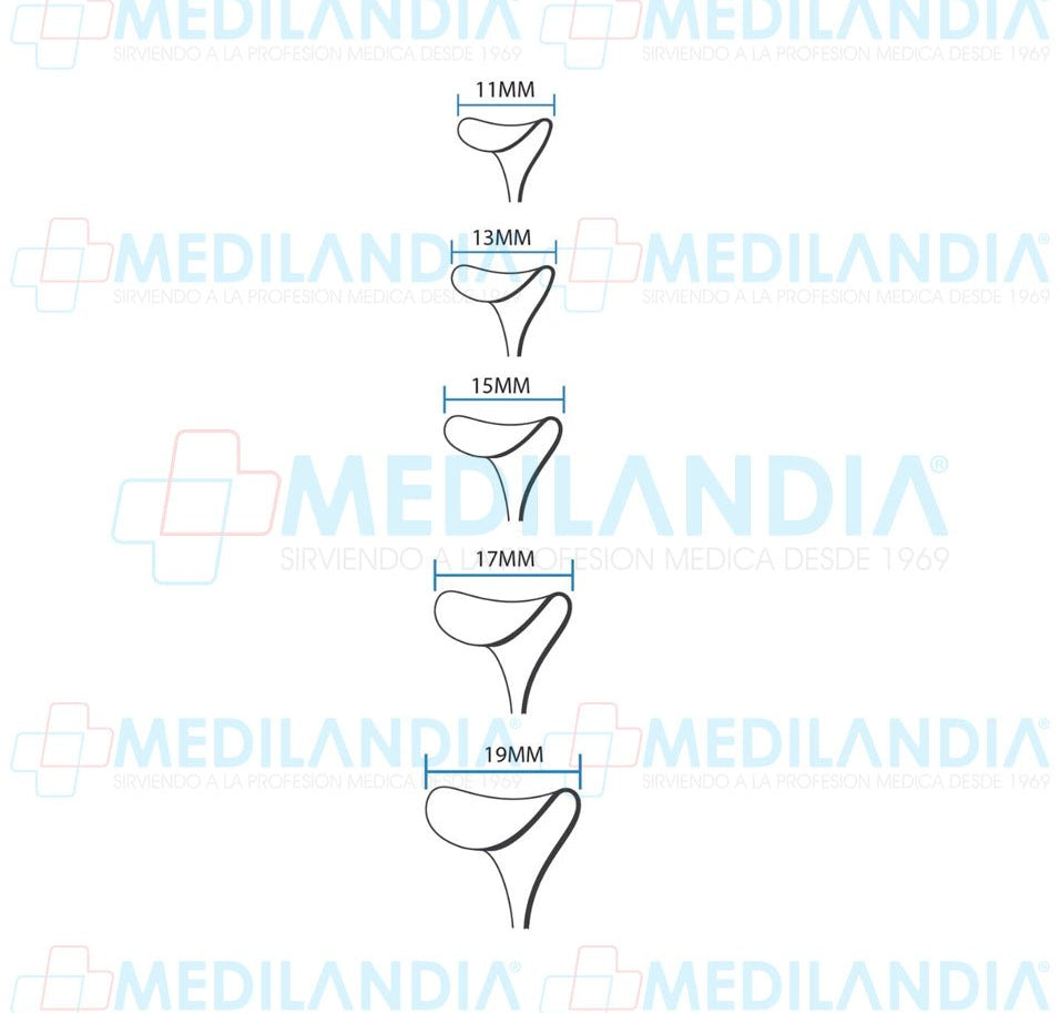 Retractor separador Desmarres Lid 16 cm - Separador - HP- MEDILANDIA | Tienda de productos y equipos médicos de calidad en México | Soluciones profesionales para clínicas, hospitales y consultorios.