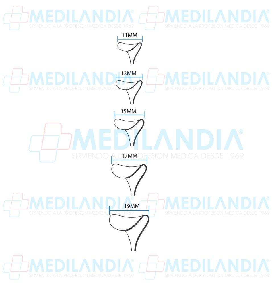 Retractor separador Desmarres Lid 16 cm - Separador - HP- MEDILANDIA | Tienda de productos y equipos médicos de calidad en México | Soluciones profesionales para clínicas, hospitales y consultorios.