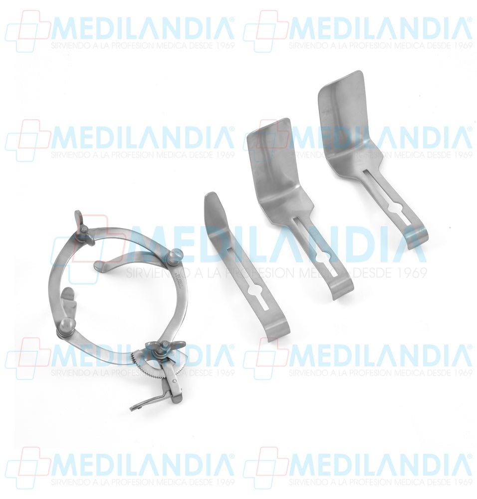 Retractor separador O’Sullivan - O’Connor con 3 hojas intercambiables chico - Separador - HP- MEDILANDIA | Tienda de productos y equipos médicos de calidad en México | Soluciones profesionales para clínicas, hospitales y consultorios.