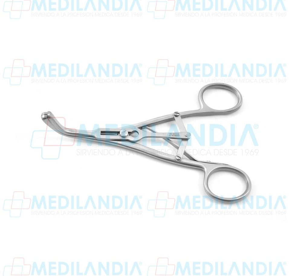 Retractor separador traqueal Laborde de 3 hojas 14 cm - Separador - HP- MEDILANDIA | Tienda de productos y equipos médicos de calidad en México | Soluciones profesionales para clínicas, hospitales y consultorios.