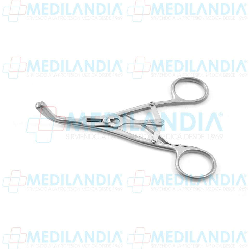 Retractor separador traqueal Laborde de 3 hojas 14 cm - Separador - HP- MEDILANDIA | Tienda de productos y equipos médicos de calidad en México | Soluciones profesionales para clínicas, hospitales y consultorios.