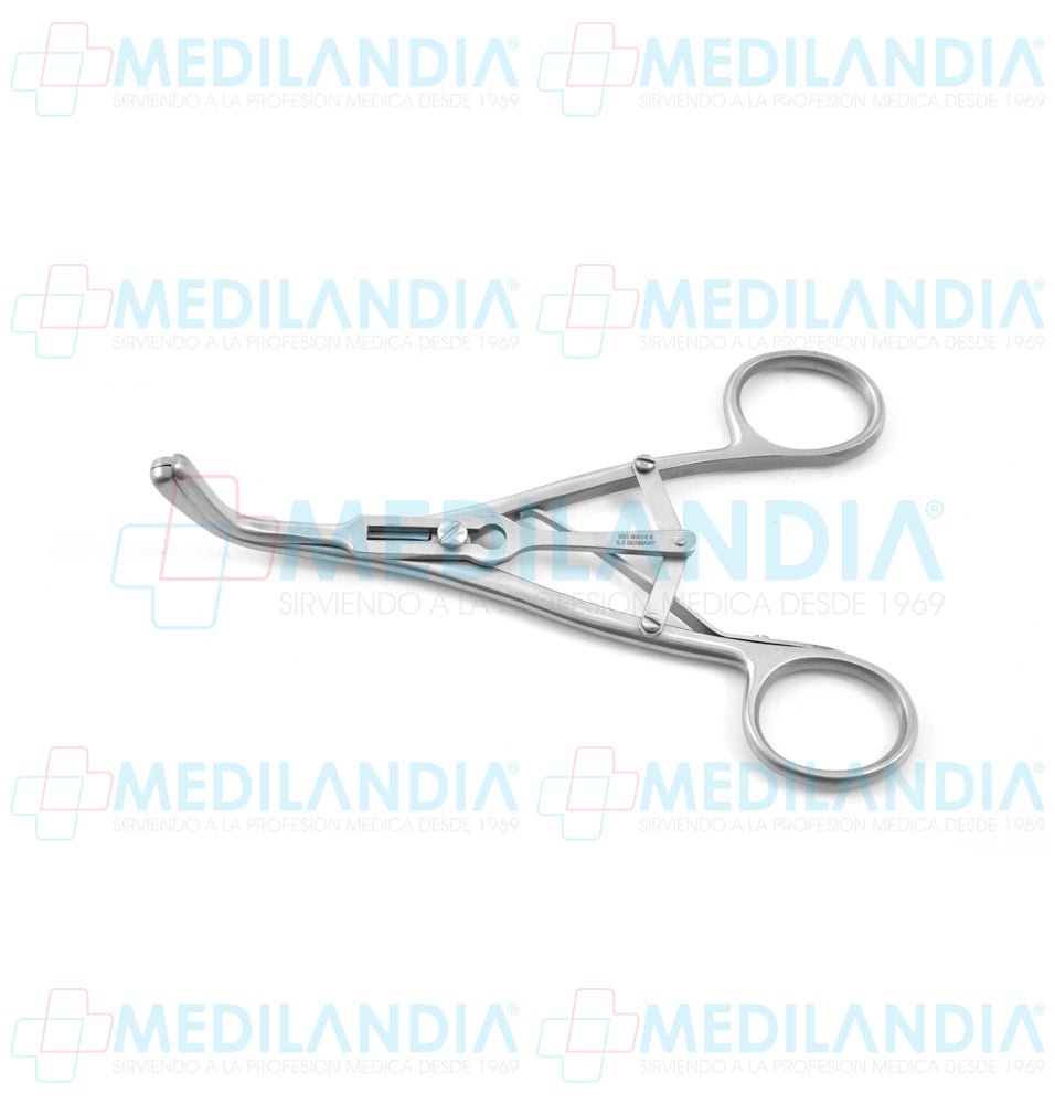 Retractor separador traqueal Laborde de 3 hojas 14 cm - Separador - HP- MEDILANDIA | Tienda de productos y equipos médicos de calidad en México | Soluciones profesionales para clínicas, hospitales y consultorios.