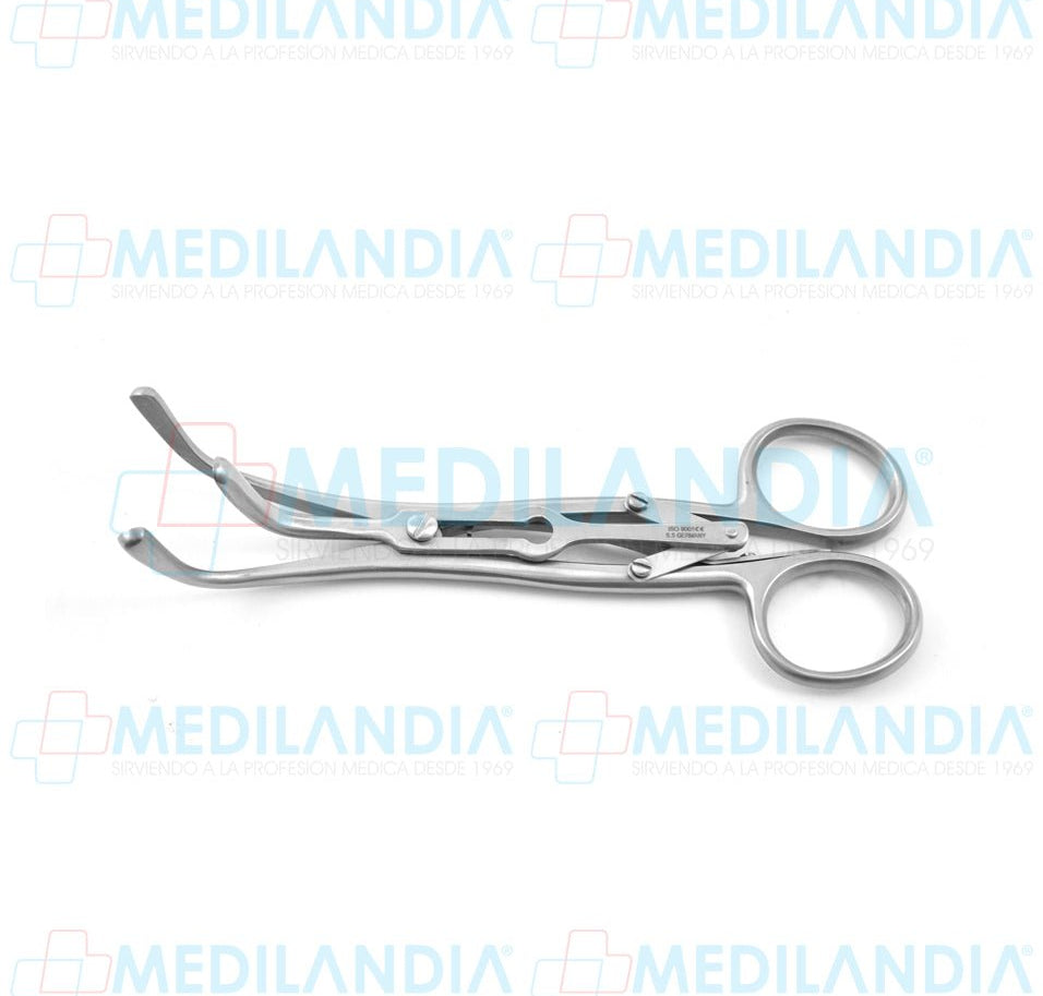 Retractor separador traqueal Laborde de 3 hojas 14 cm - Separador - HP- MEDILANDIA | Tienda de productos y equipos médicos de calidad en México | Soluciones profesionales para clínicas, hospitales y consultorios.