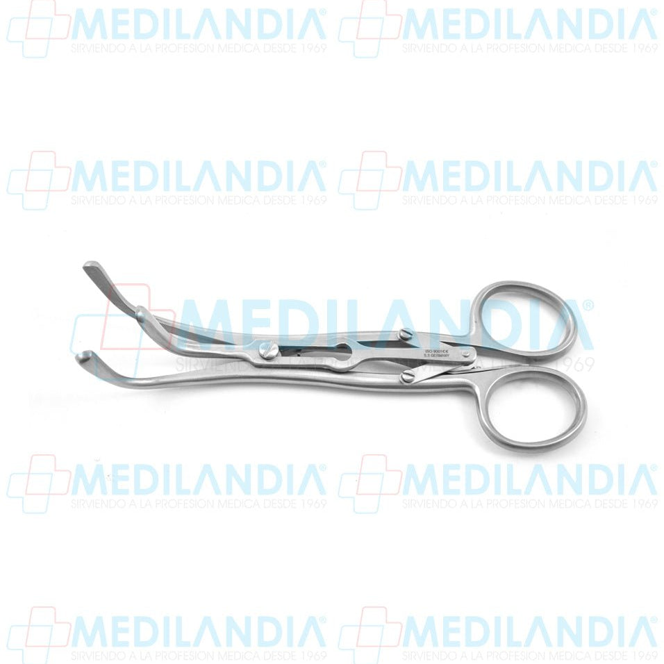 Retractor separador traqueal Laborde de 3 hojas 14 cm - Separador - HP- MEDILANDIA | Tienda de productos y equipos médicos de calidad en México | Soluciones profesionales para clínicas, hospitales y consultorios.