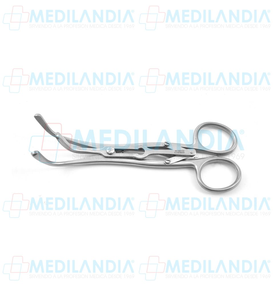 Retractor separador traqueal Laborde de 3 hojas 14 cm - Separador - HP- MEDILANDIA | Tienda de productos y equipos médicos de calidad en México | Soluciones profesionales para clínicas, hospitales y consultorios.