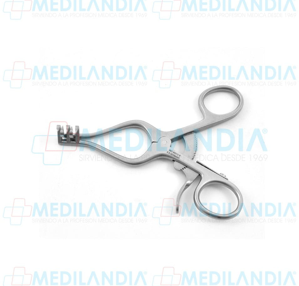 Retractor separador Weitlaner puntas agudas 2 x 3  - Separador - HP- MEDILANDIA | Tienda de productos y equipos médicos de calidad en México | Soluciones profesionales para clínicas, hospitales y consultorios.