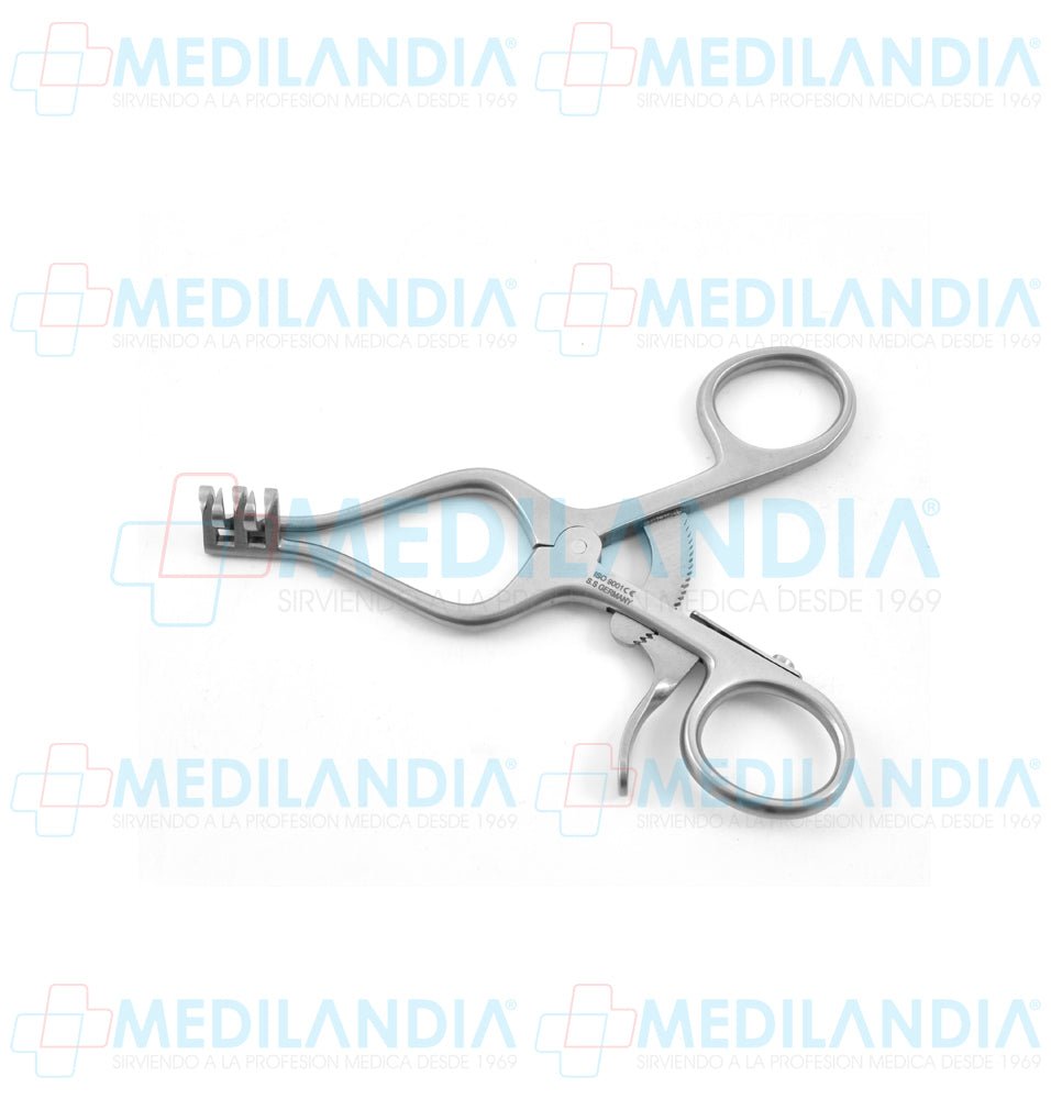 Retractor separador Weitlaner puntas agudas 2 x 3  - Separador - HP- MEDILANDIA | Tienda de productos y equipos médicos de calidad en México | Soluciones profesionales para clínicas, hospitales y consultorios.