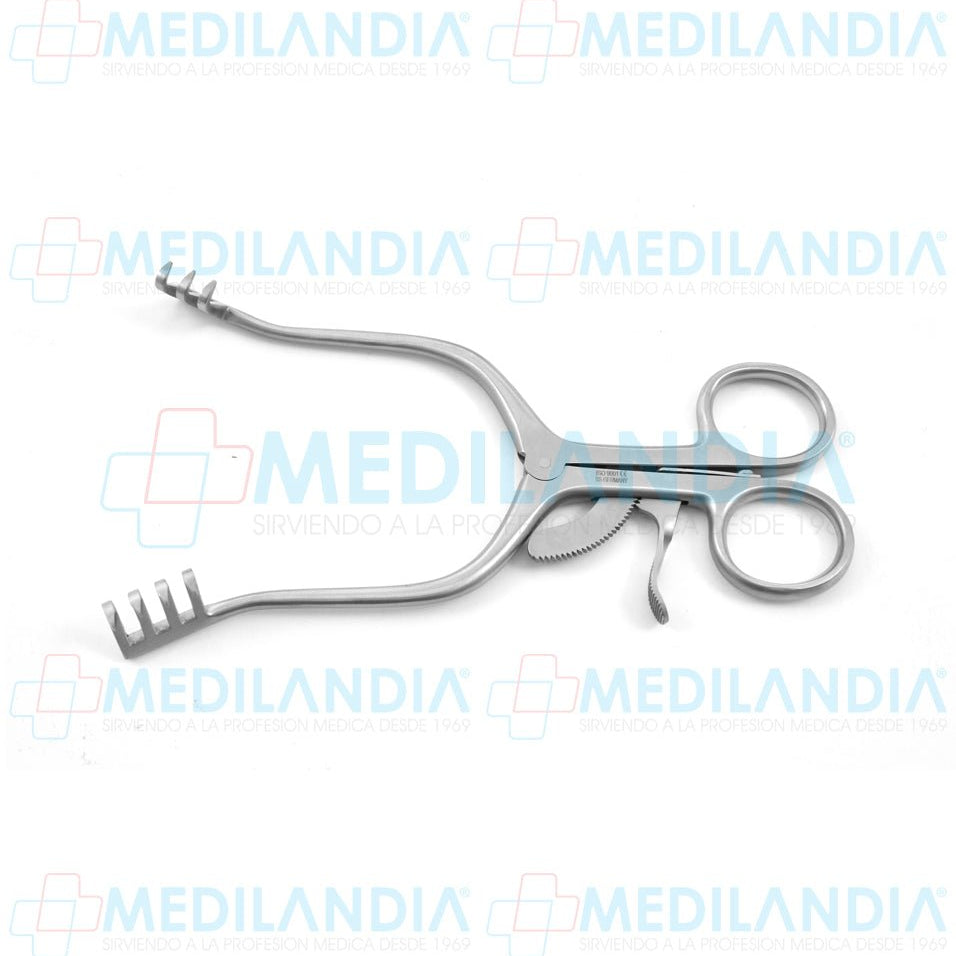 Retractor separador Weitlaner puntas agudas 3 x 4 - Separador - HP- MEDILANDIA | Tienda de productos y equipos médicos de calidad en México | Soluciones profesionales para clínicas, hospitales y consultorios.