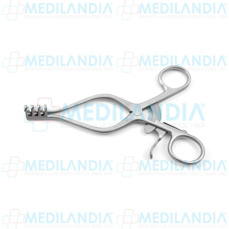 Retractor separador Weitlaner puntas agudas 3 x 4 - Separador - HP- MEDILANDIA | Tienda de productos y equipos médicos de calidad en México | Soluciones profesionales para clínicas, hospitales y consultorios.
