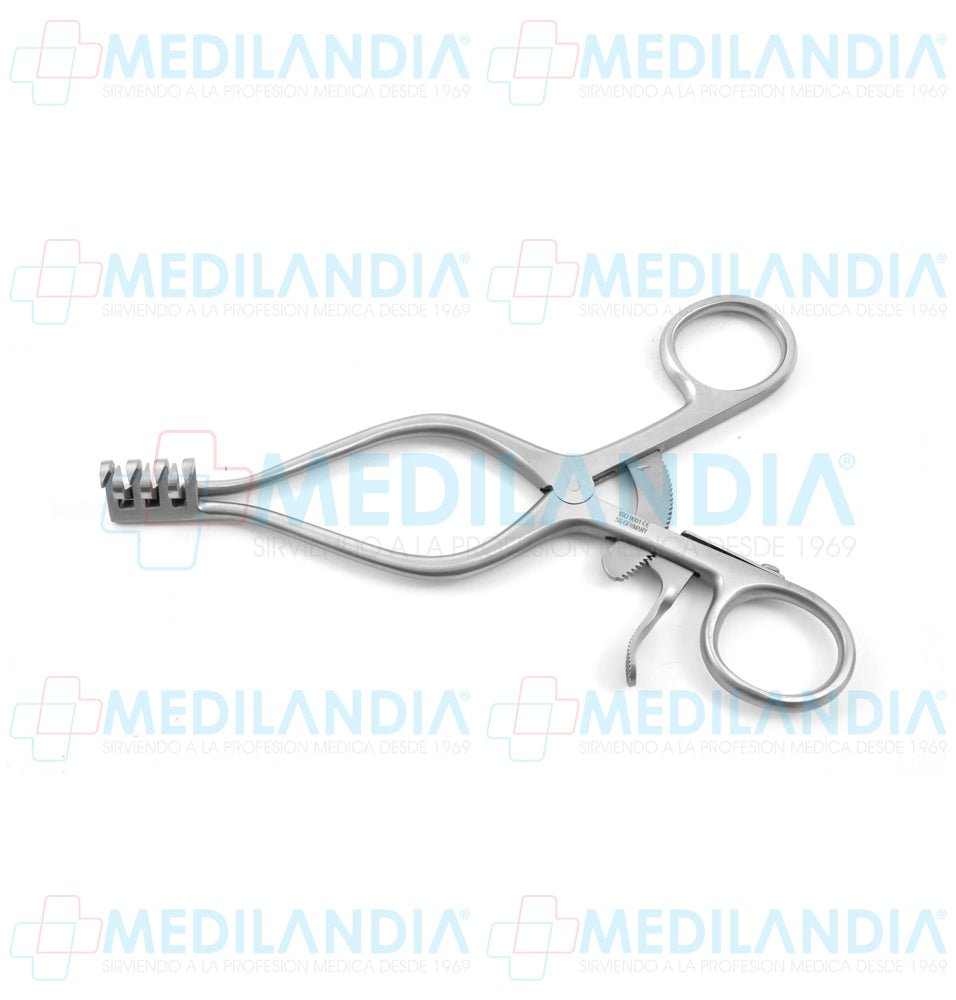 Retractor separador Weitlaner puntas agudas 3 x 4 - Separador - HP- MEDILANDIA | Tienda de productos y equipos médicos de calidad en México | Soluciones profesionales para clínicas, hospitales y consultorios.