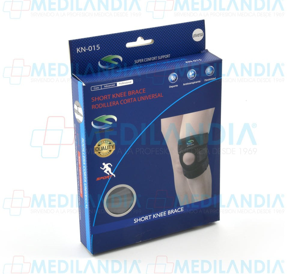 Rodillera abierta con apertura para centrar rótula - Rodillera - SUPER CONFORT- MEDILANDIA | Tienda de productos y equipos médicos de calidad en México | Soluciones profesionales para clínicas, hospitales y consultorios.