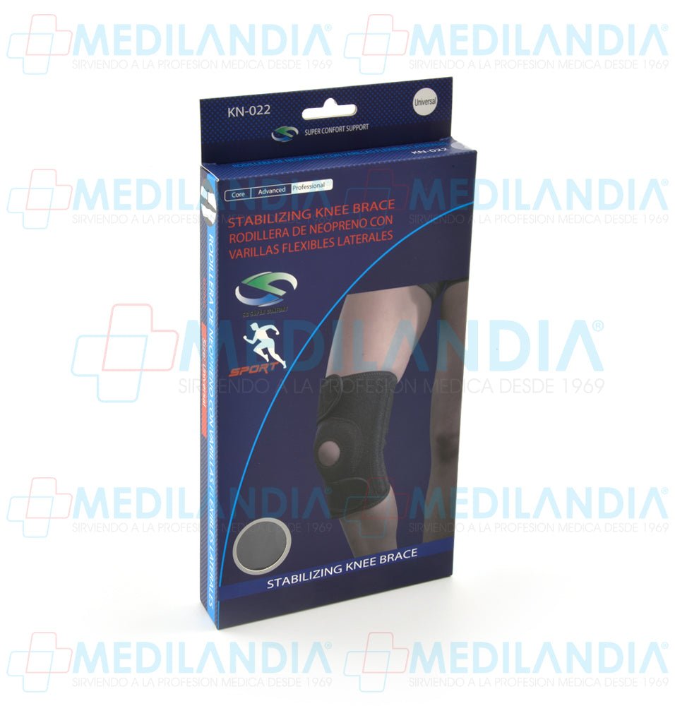 Rodillera de neopreno con varilla flexible - Rodillera - SUPER CONFORT- MEDILANDIA | Tienda de productos y equipos médicos de calidad en México | Soluciones profesionales para clínicas, hospitales y consultorios.