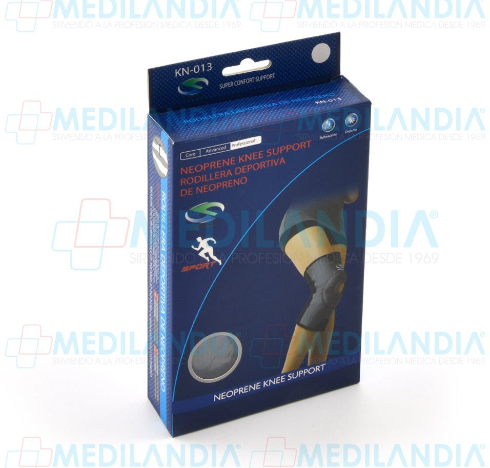 Rodillera deportiva de neopreno con céntrate para rotula - Rodillera - SUPER CONFORT- MEDILANDIA | Tienda de productos y equipos médicos de calidad en México | Soluciones profesionales para clínicas, hospitales y consultorios.