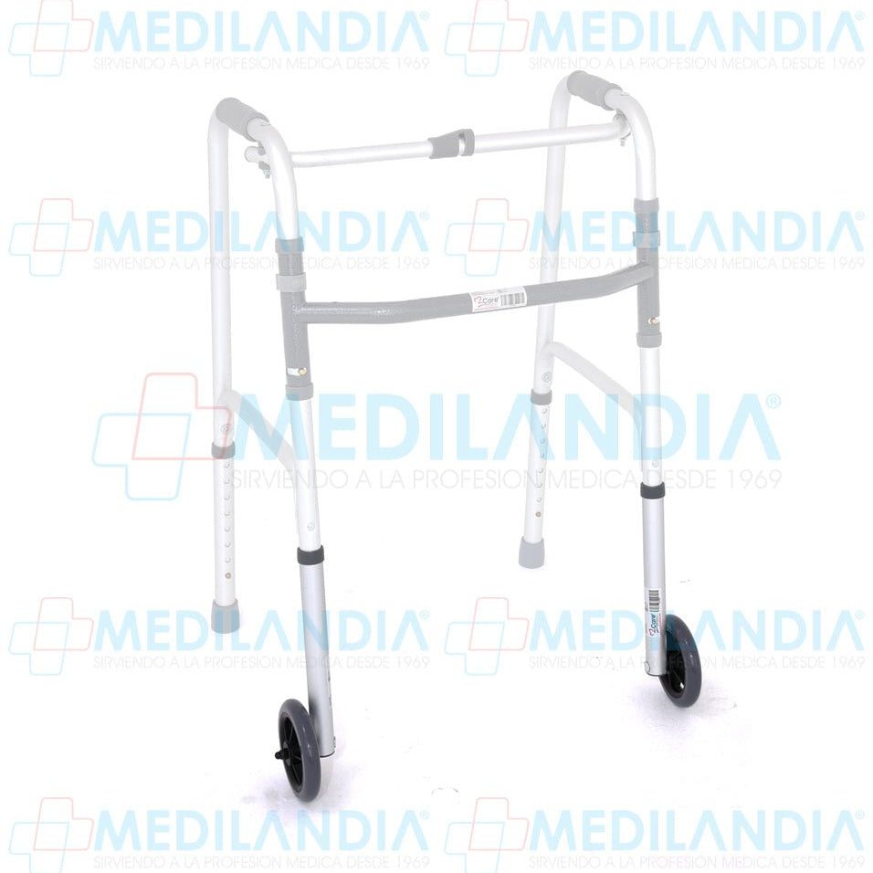 Ruedas frontales para andadera - Ruedas Andadera - 2CARE - MEDILANDIA | Tienda de productos médicos