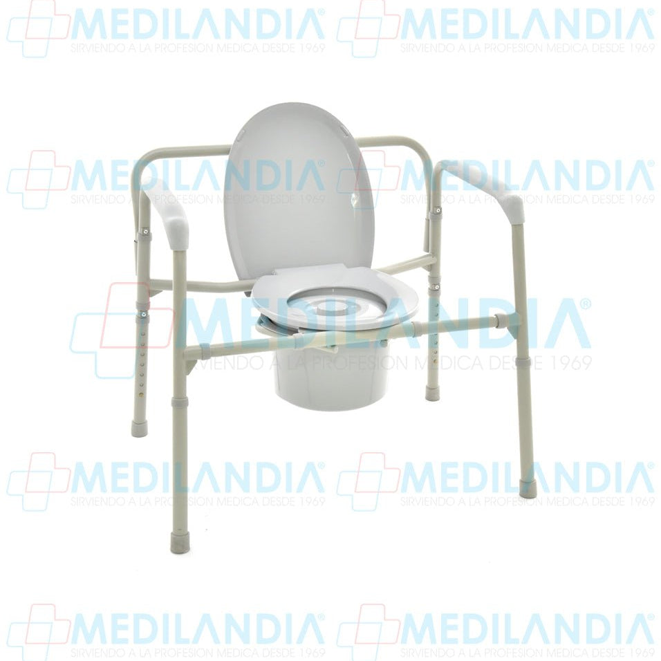 Silla cómodo bariátrica 3 en 1 plegable capacidad de 295 Kg - Silla cómodo - DRIVE - MEDILANDIA | Tienda de productos y equipos médicos de calidad en México | Soluciones profesionales para clínicas, hospitales y consultorios.