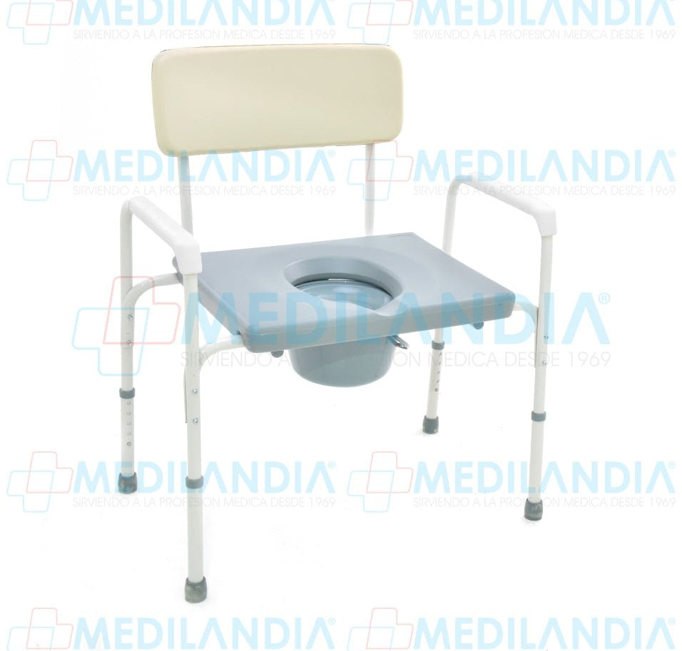 Silla cómodo bariátrica acojinada - Silla cómodo - OA - MEDILANDIA | Tienda de productos médicos