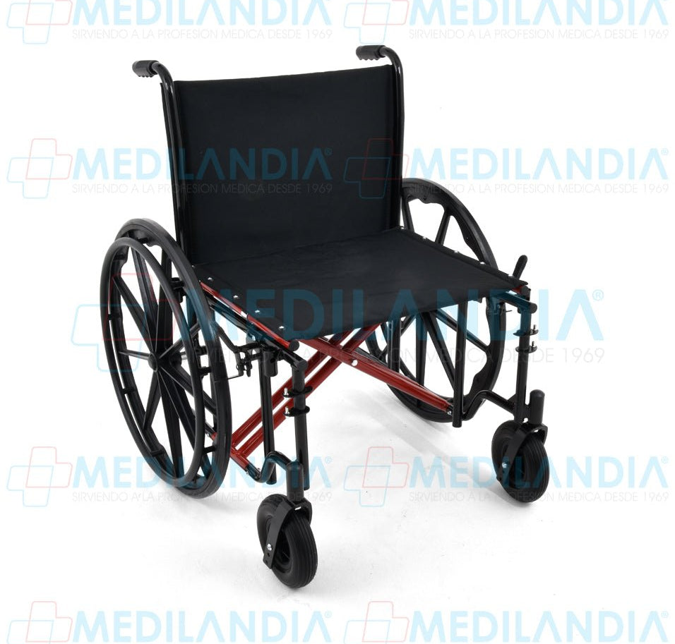 Silla de ruedas bariátrica (sobre peso) con descansa brazos cortos desmontables y eleva piernas capacidad máxima de 200 kg. - Silla de ruedas - COMPANION - MEDILANDIA | Tienda de productos y equipos médicos de calidad en México | Soluciones profesionales para clínicas, hospitales y consultorios.