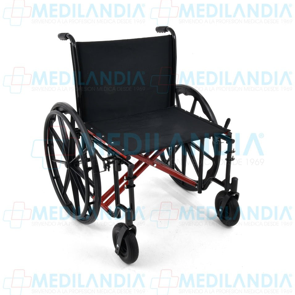 Silla de ruedas bariátrica (sobre peso) con descansa brazos cortos desmontables y eleva piernas capacidad máxima de 200 kg. - Silla de ruedas - COMPANION - MEDILANDIA | Tienda de productos y equipos médicos de calidad en México | Soluciones profesionales para clínicas, hospitales y consultorios.