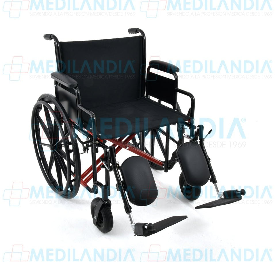 Silla de ruedas bariátrica (sobre peso) con descansa brazos cortos desmontables y eleva piernas capacidad máxima de 200 kg. - Silla de ruedas - COMPANION - MEDILANDIA | Tienda de productos y equipos médicos de calidad en México | Soluciones profesionales para clínicas, hospitales y consultorios.