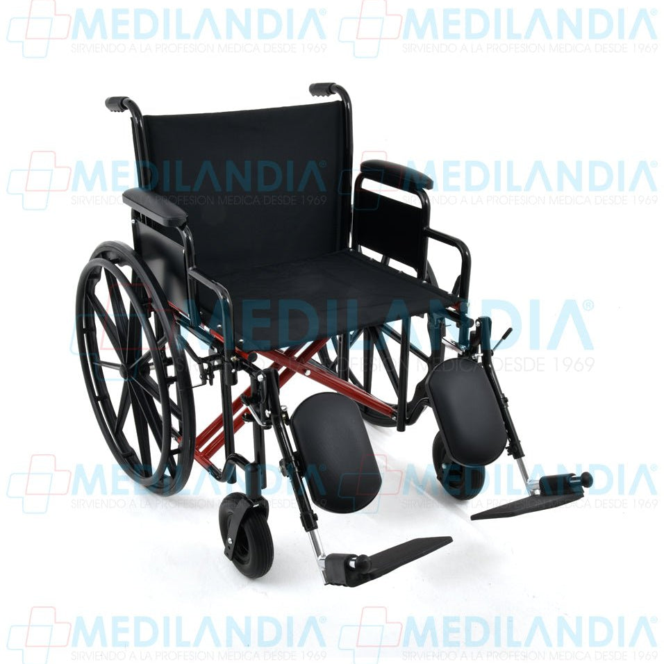 Silla de ruedas bariátrica (sobre peso) con descansa brazos cortos desmontables y eleva piernas capacidad máxima de 200 kg. - Silla de ruedas - COMPANION - MEDILANDIA | Tienda de productos y equipos médicos de calidad en México | Soluciones profesionales para clínicas, hospitales y consultorios.