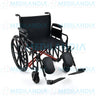 Silla de ruedas bariátrica (sobre peso) con descansa brazos cortos desmontables y eleva piernas capacidad máxima de 200 kg. - Silla de ruedas - COMPANION - MEDILANDIA | Tienda de productos y equipos médicos de calidad en México | Soluciones profesionales para clínicas, hospitales y consultorios.