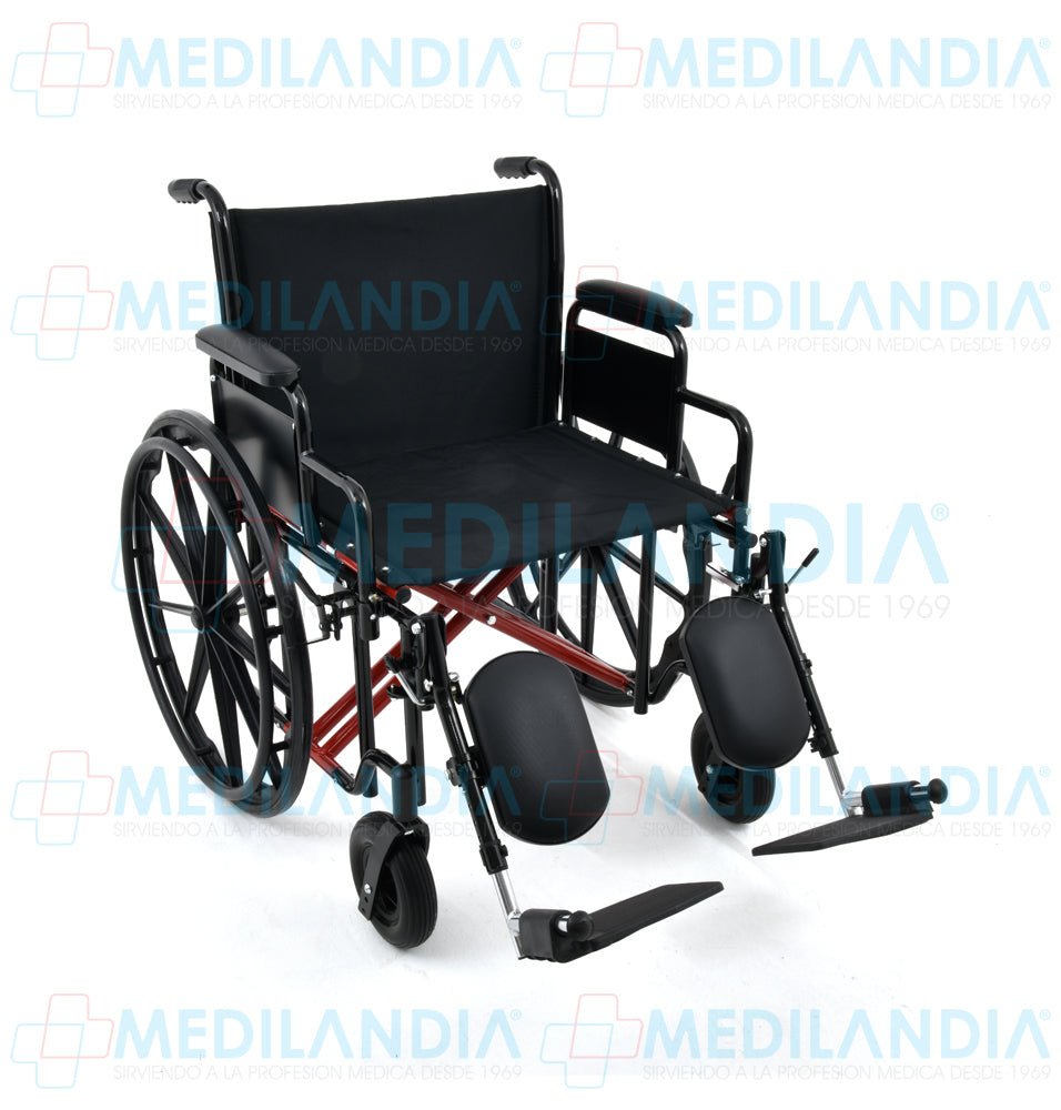 Silla de ruedas bariátrica (sobre peso) con descansa brazos cortos desmontables y eleva piernas capacidad máxima de 200 kg. - Silla de ruedas - COMPANION - MEDILANDIA | Tienda de productos y equipos médicos de calidad en México | Soluciones profesionales para clínicas, hospitales y consultorios.