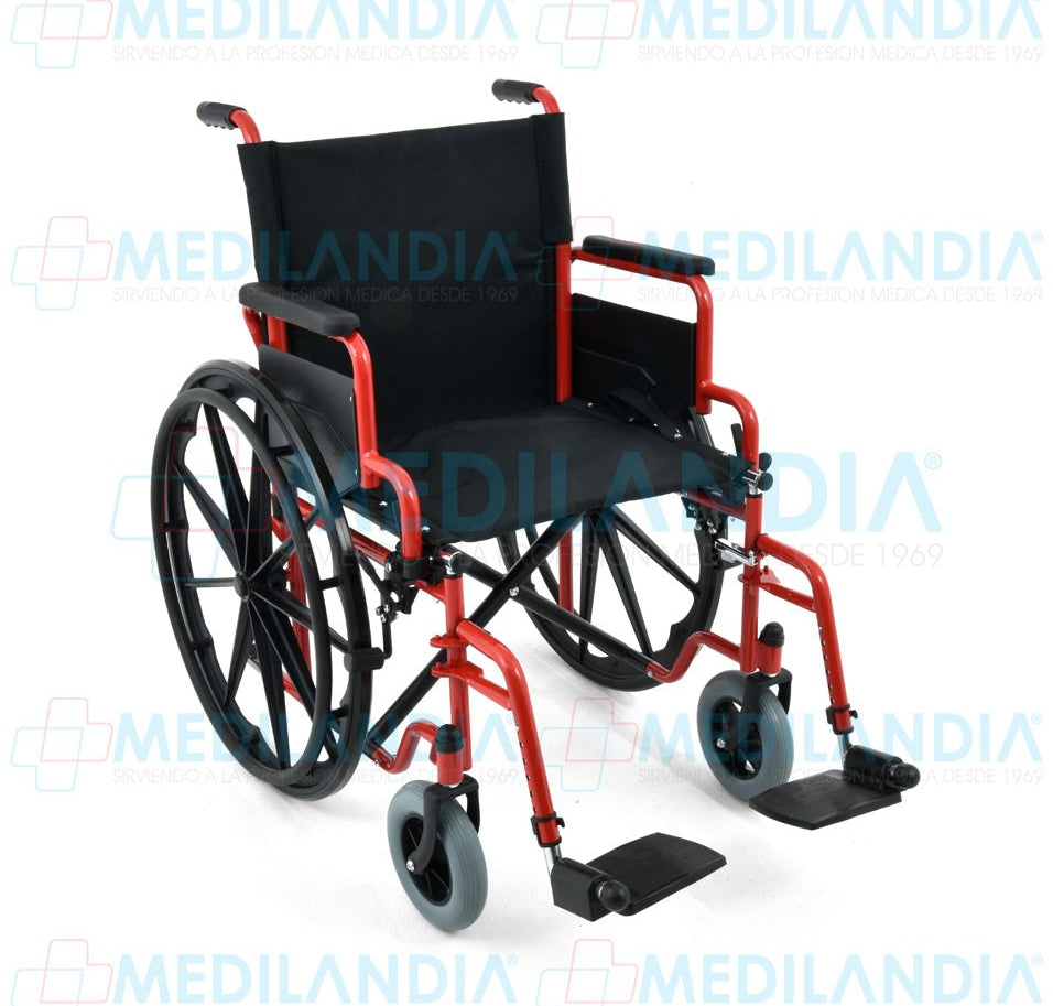 Silla de ruedas con asiento amplio de 48.26 cm / 19” con eleva piernas descansa brazos abatibles y llantas frontales anchas - Silla de ruedas - EM - MEDILANDIA | Tienda de productos y equipos médicos de calidad en México | Soluciones profesionales para clínicas, hospitales y consultorios.