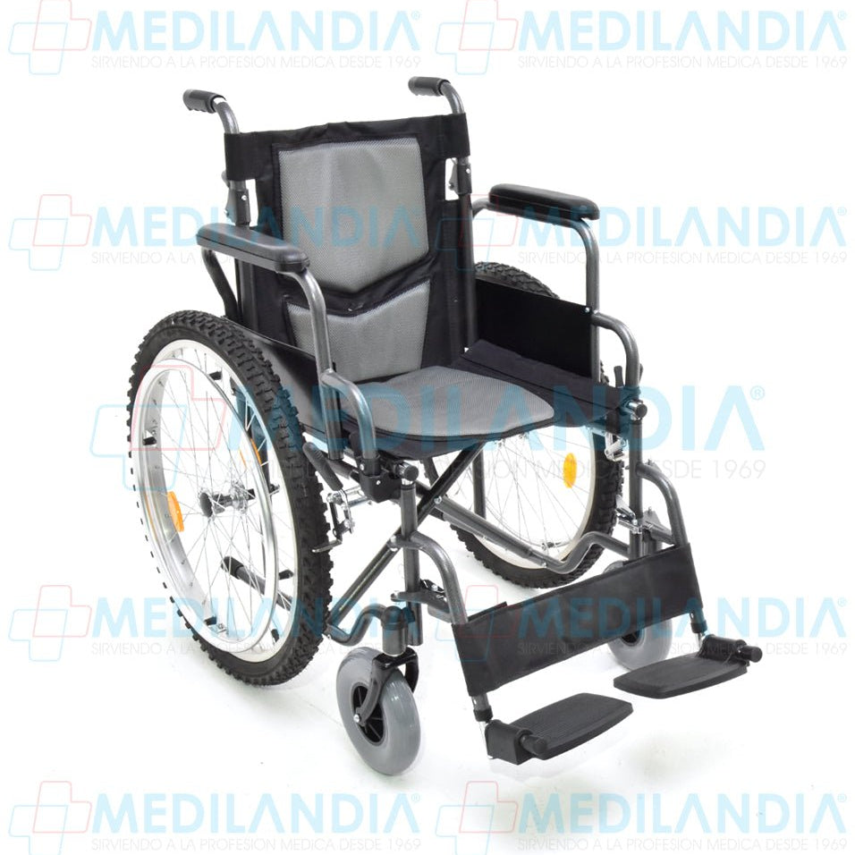 Silla de ruedas con llantas todo terreno - Silla de ruedas - HANDY - MEDILANDIA | Tienda de productos médicos