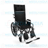 Silla de ruedas con respaldo largo reclinable descansa brazos cortos desmontables y eleva piernas - Silla de ruedas - EM - MEDILANDIA | Tienda de productos y equipos médicos de calidad en México | Soluciones profesionales para clínicas, hospitales y consultorios.