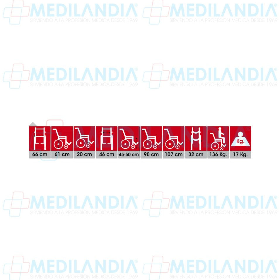 Silla de ruedas cromada de lujo, con descansa pies desmontables y descansa brazos corto desmontables - Silla de ruedas - XONIT - MEDILANDIA | Tienda de productos médicos
