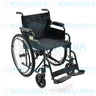 Silla de ruedas de acero doble cruceta con ruedas neumáticas todo terreno y asiento de 18” - Silla de ruedas - EM - MEDILANDIA | Tienda de productos y equipos médicos de calidad en México | Soluciones profesionales para clínicas, hospitales y consultorios.