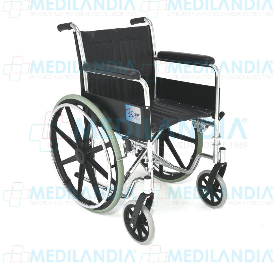 Silla de ruedas de lujo descansa brazos largo fijo, eleva piernas - Silla de ruedas - 2CARE - MEDILANDIA | Tienda de productos médicos