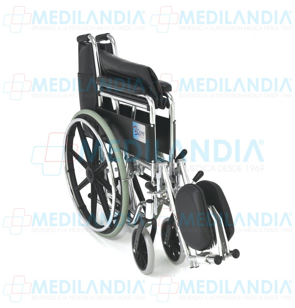 Silla de ruedas de lujo descansa brazos largo fijo, eleva piernas - Silla de ruedas - 2CARE - MEDILANDIA | Tienda de productos médicos