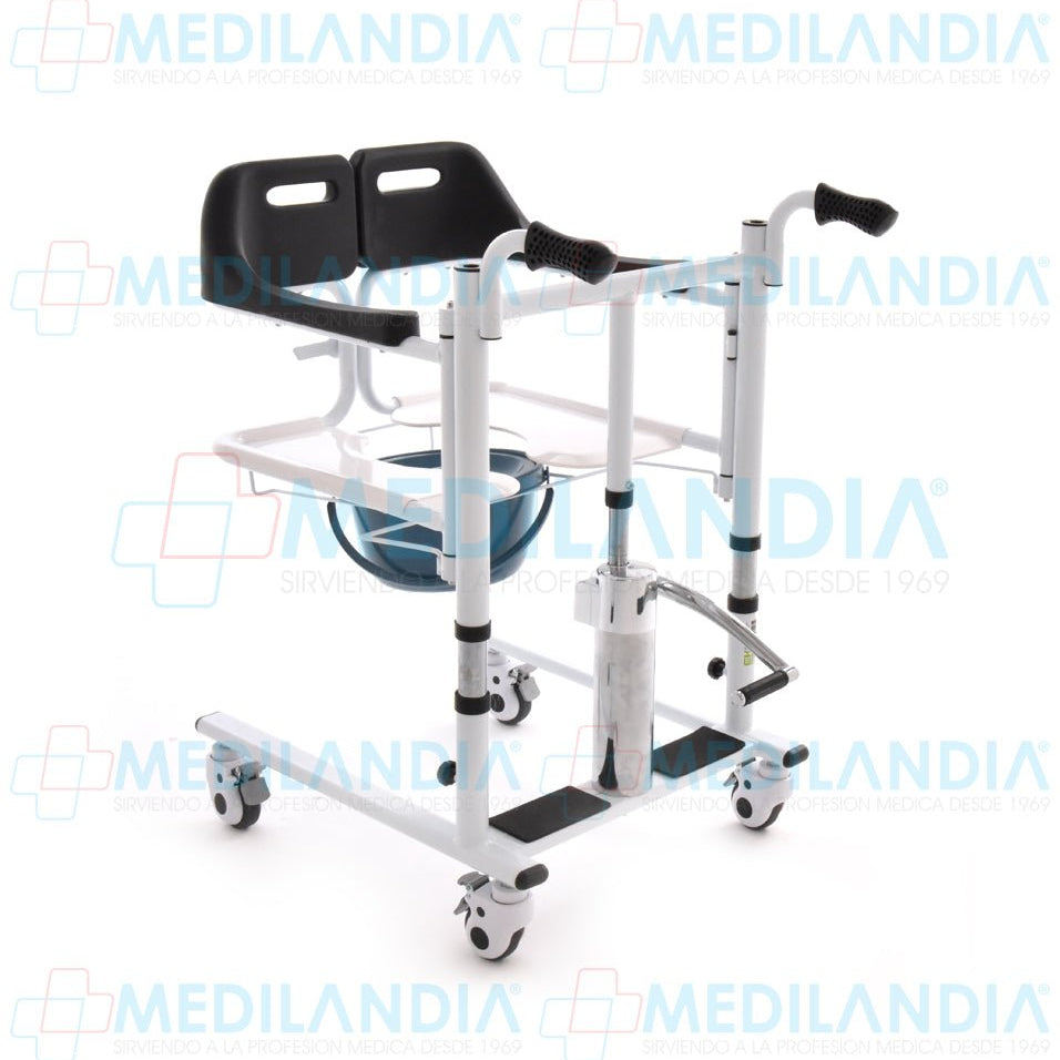 Silla de transferencia hidráulica - Silla para transferencia - EM - MEDILANDIA | Tienda de productos médicos