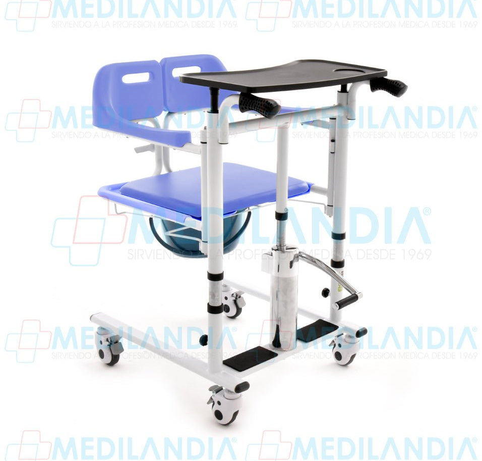 Silla de transferencia hidráulica - Silla para transferencia - EM - MEDILANDIA | Tienda de productos médicos