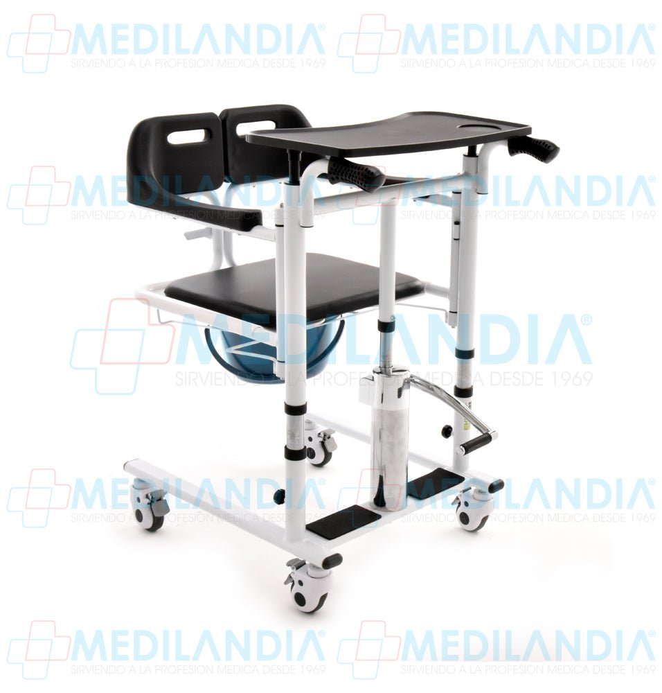 Silla de transferencia hidráulica - Silla para transferencia - EM - MEDILANDIA | Tienda de productos médicos